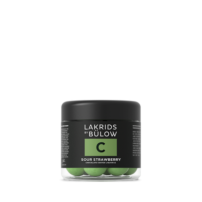 Schokolierte Lakritze - C-Sour Strawberry 115g