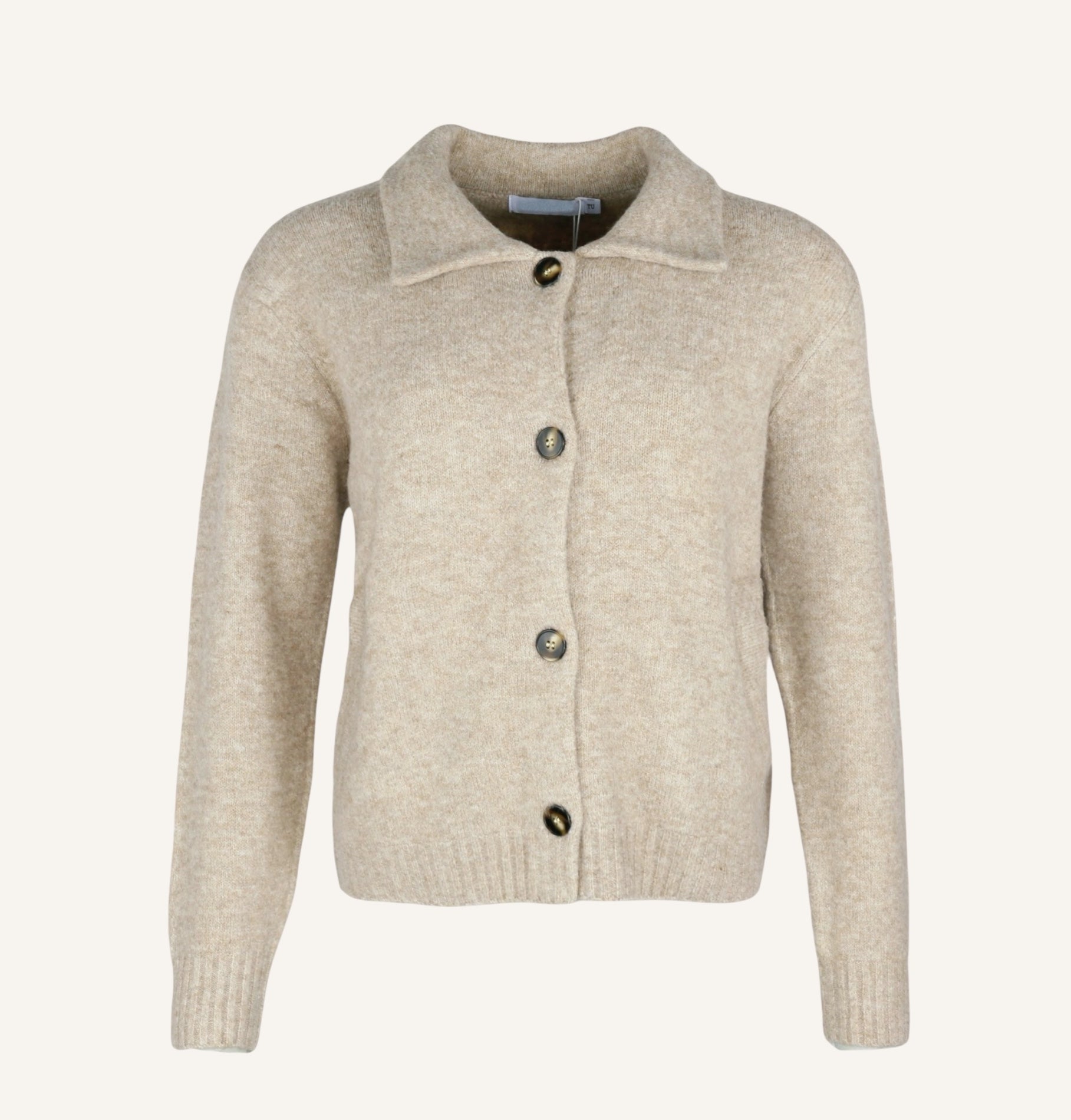 Strickjacke Taupe - ,,Mia''