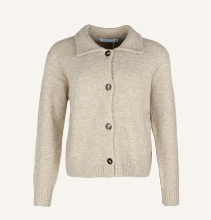 Strickjacke Taupe - ,,Mia''