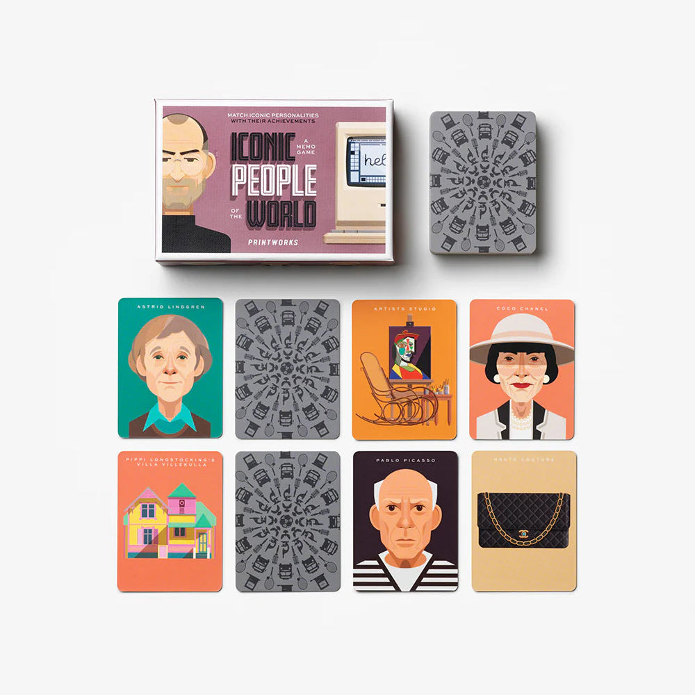Memo Game, Iconic People of the World