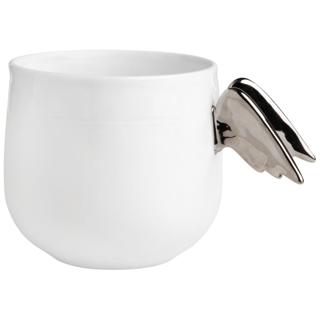 Tasse Engelsflügel silber