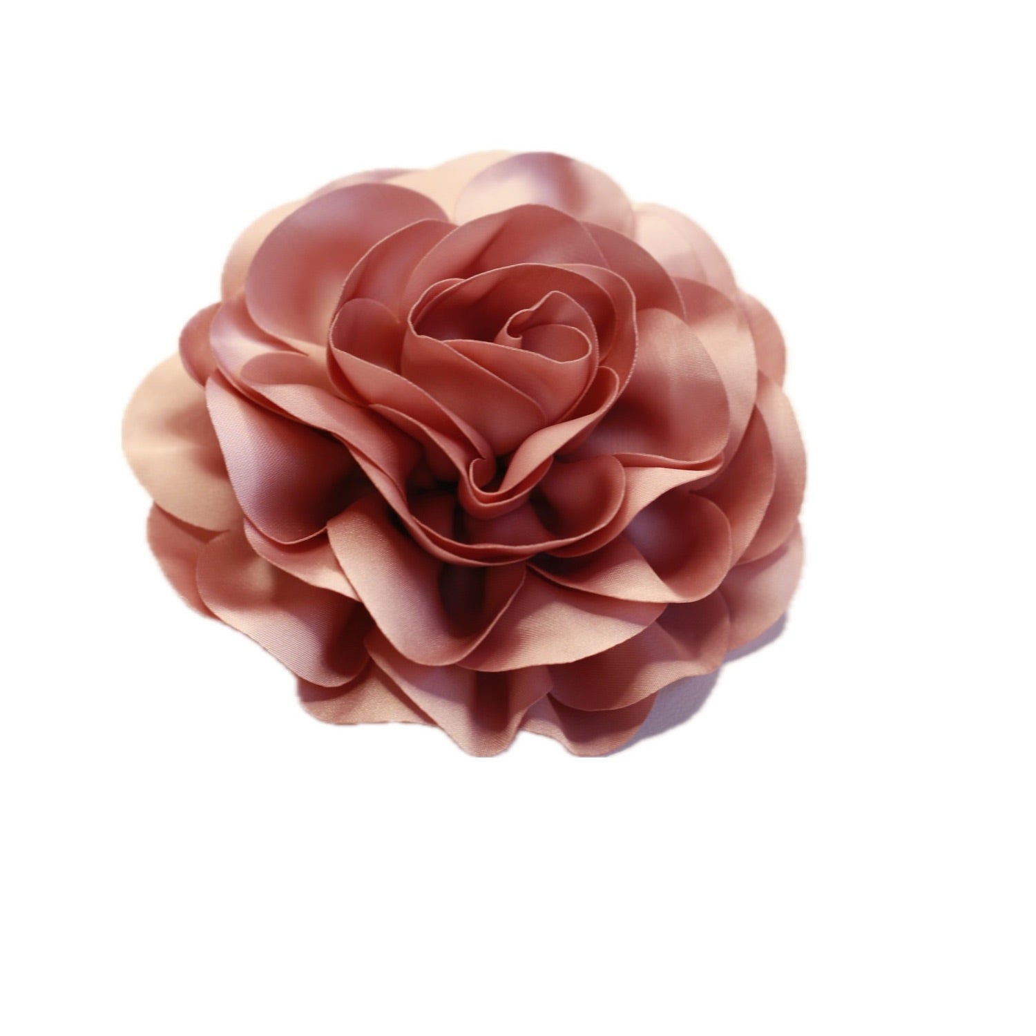 Stoffbrosche Blume Altrosa