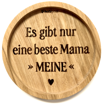 Holz Untersetzer, meine Mama