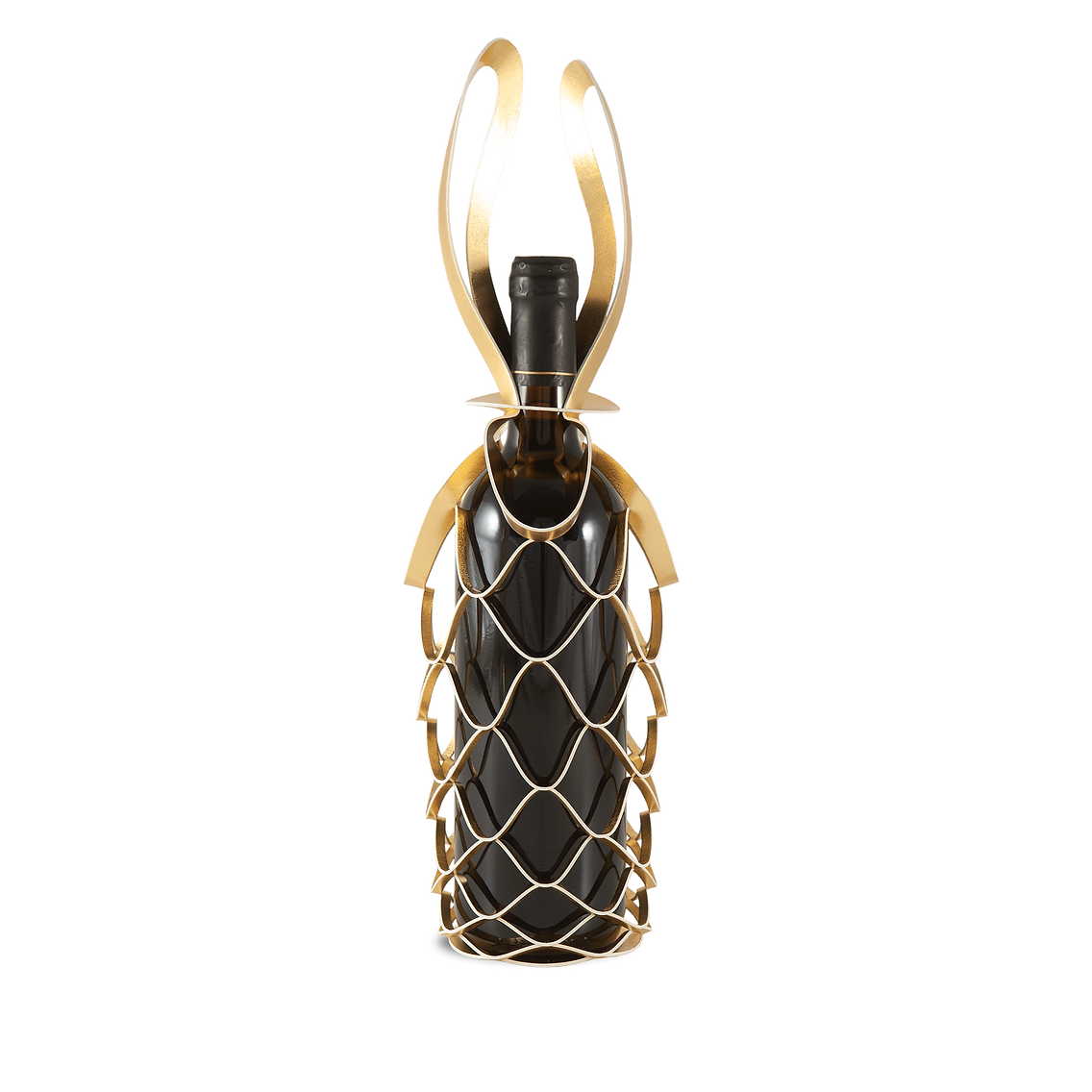 Flaschennetz Geschenkverpackung Gold
