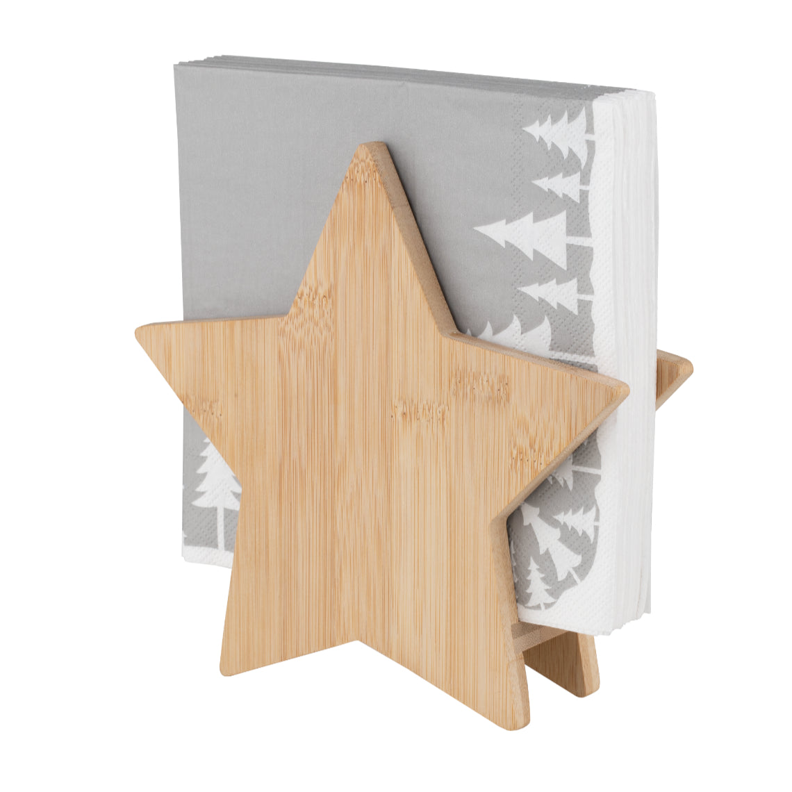 Serviettenhalter Bambus Stern