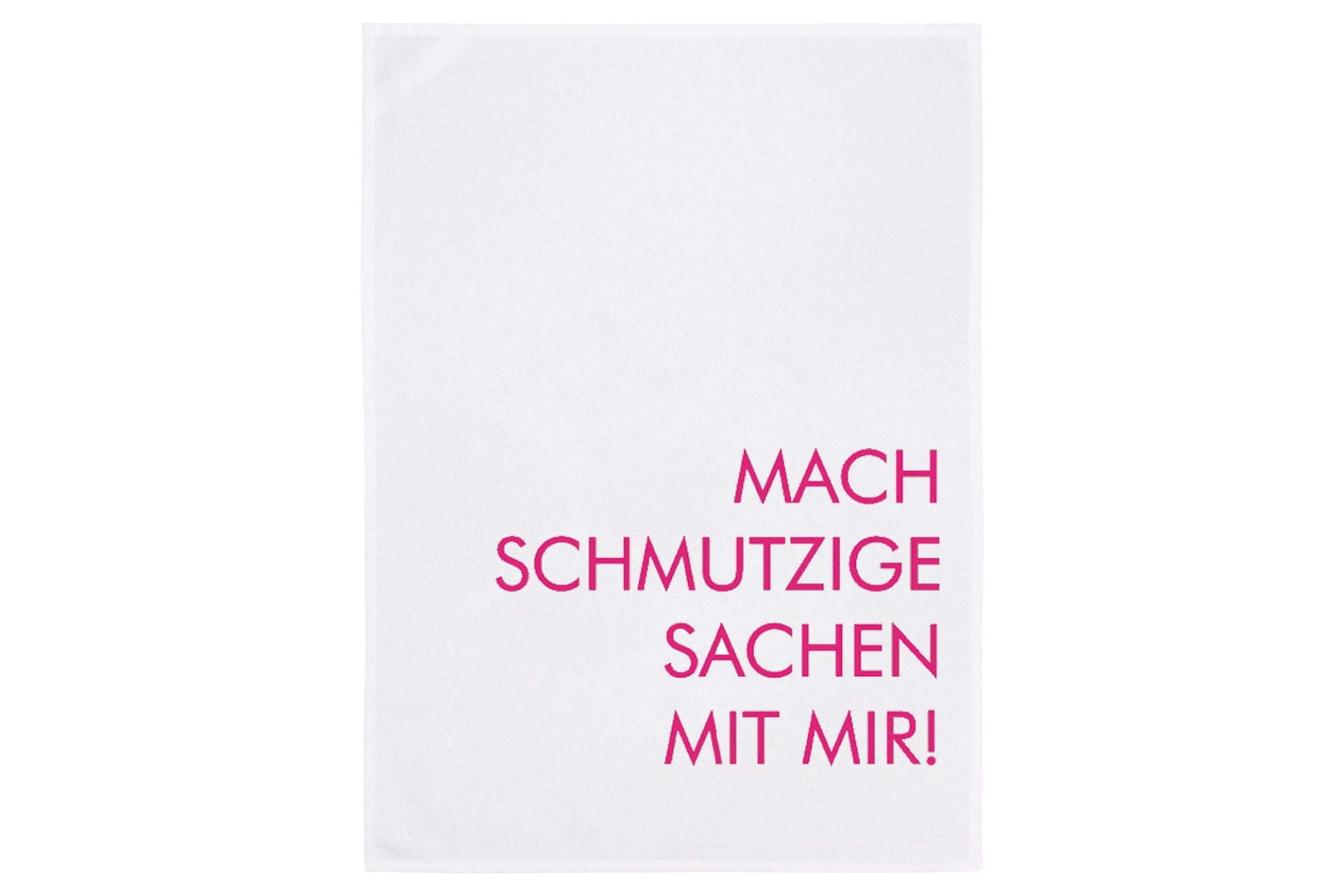 Geschirrtuch "Mach schmutzige Sachen mit mir!"