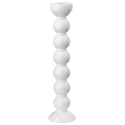 Kerzenhalter Bobbin 33 cm Weiß