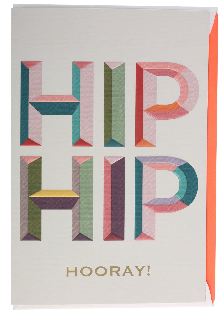 Karte "HIP HIP HOORAY!"