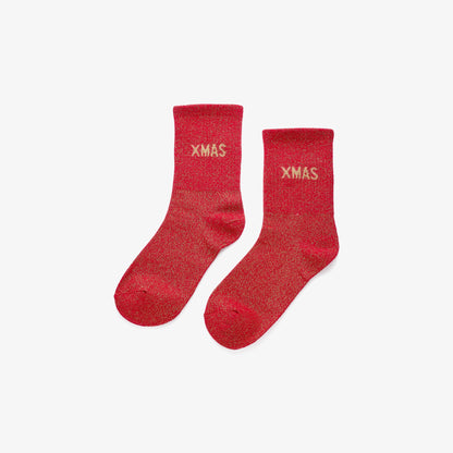 3er-Set Weihnachtssocken, Pink