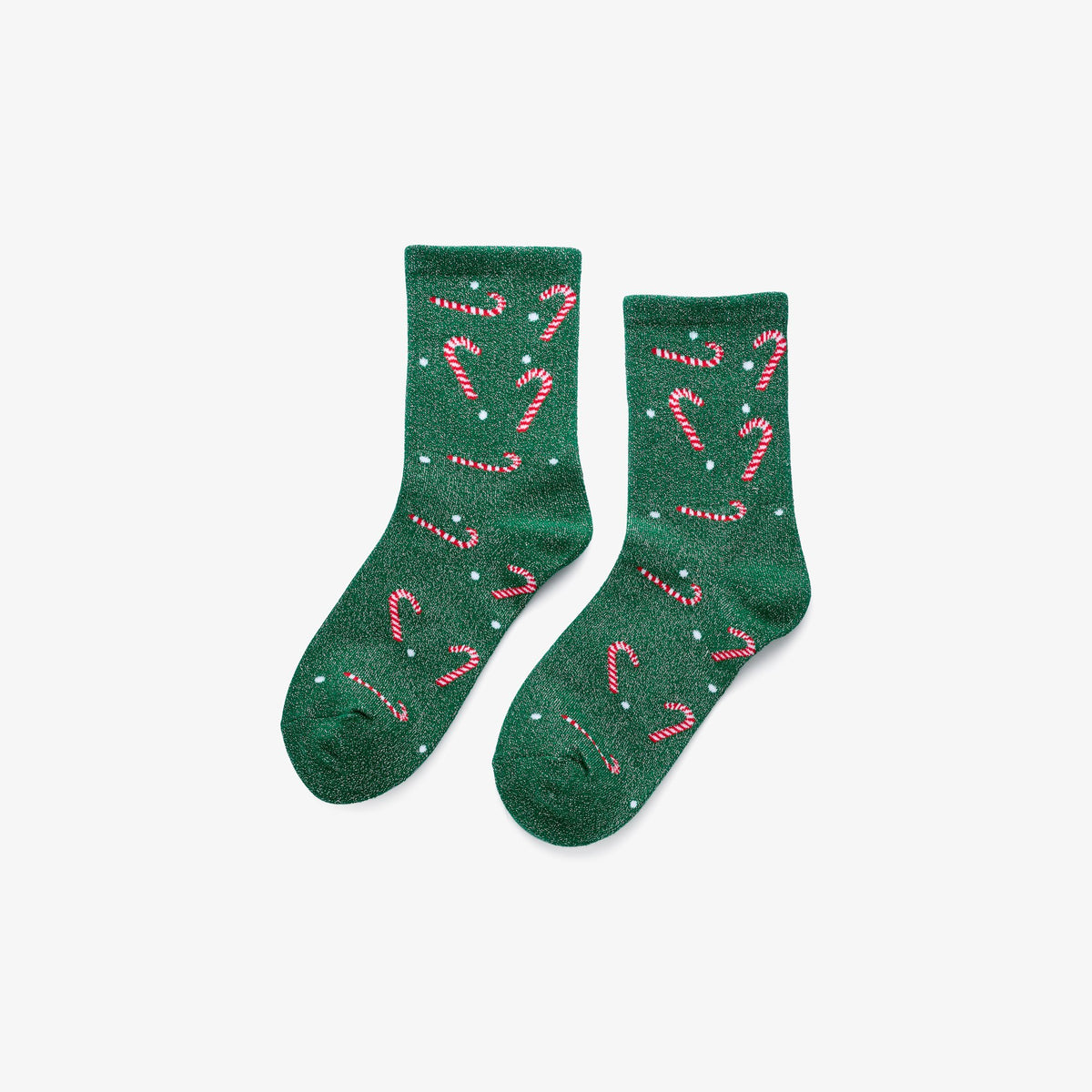 2er-Set Weihnachtssocken, Grün