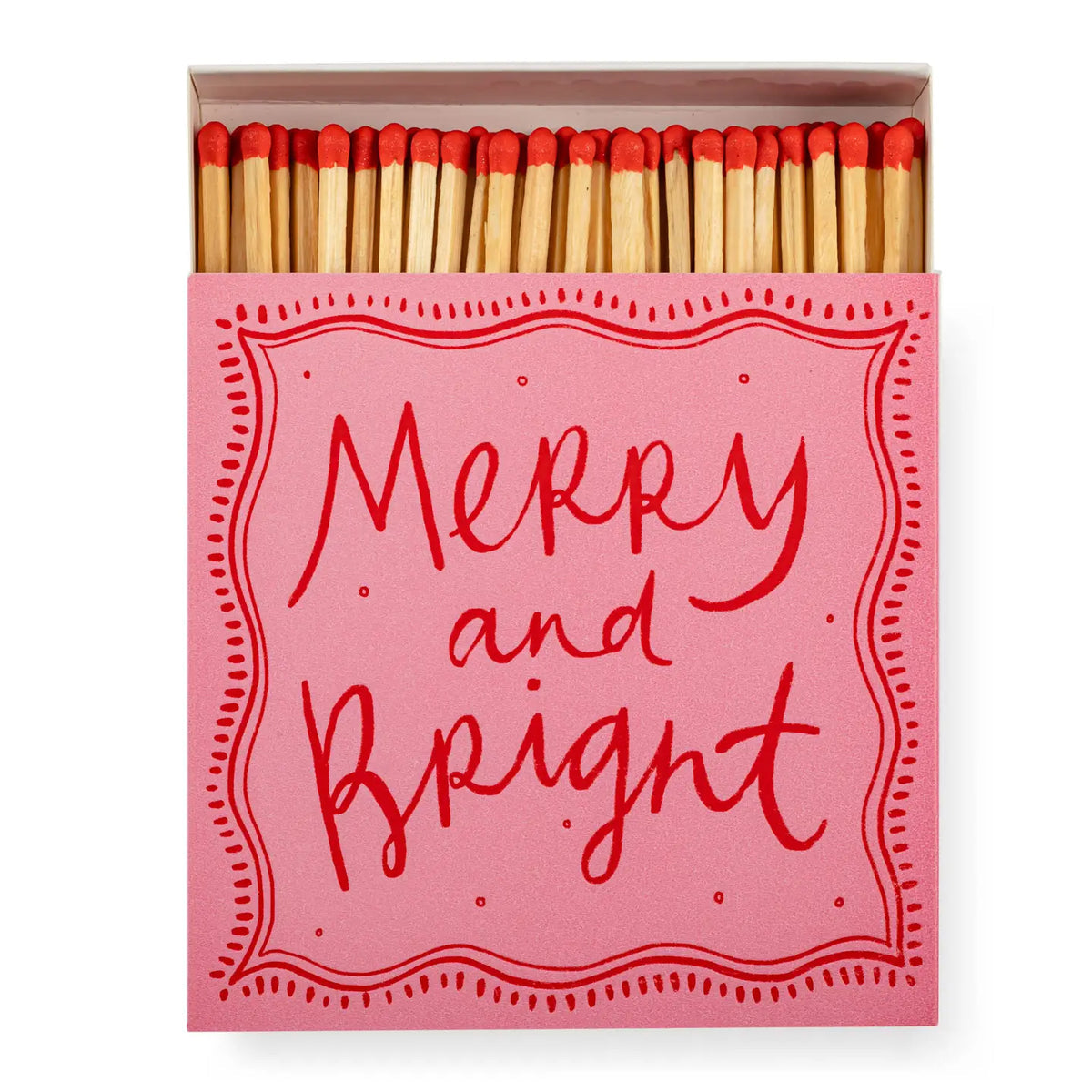 Streichhölzer "Merry & bright"