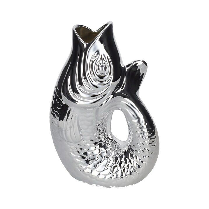Monsieur Carafon Vase Silber