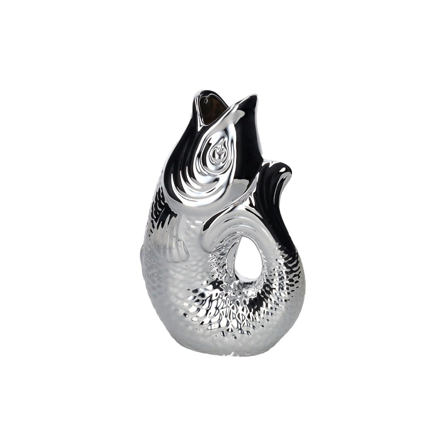 Monsieur Carafon Vase Silber
