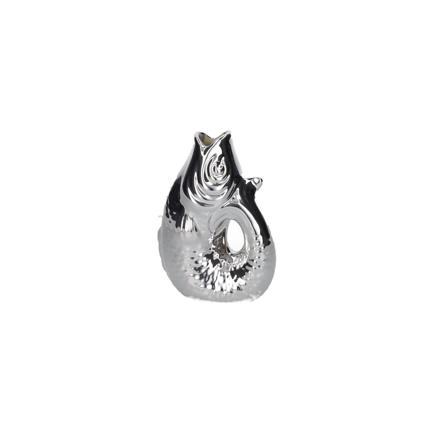 Monsieur Carafon Vase Silber