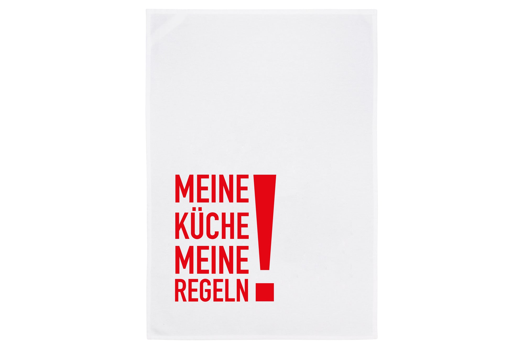 Geschirrtuch ,,MEINE KÜCHE MEINE RRGELN!''