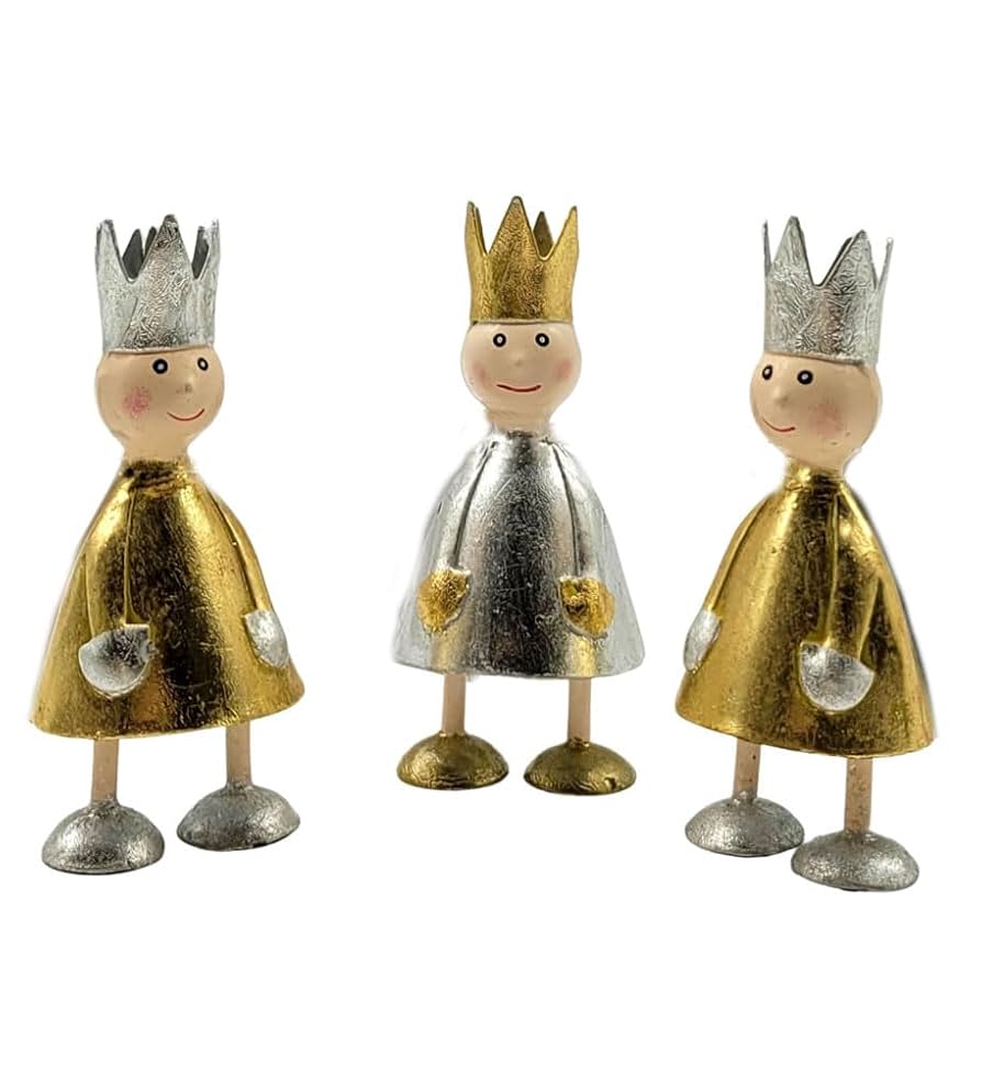 Kleiner König aus Metall gold