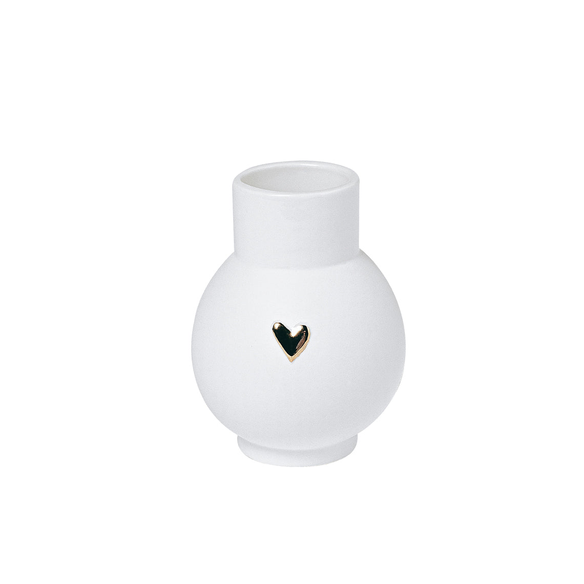 Mini-Kugelvase Herz gold