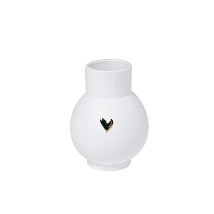 Mini-Kugelvase Herz gold