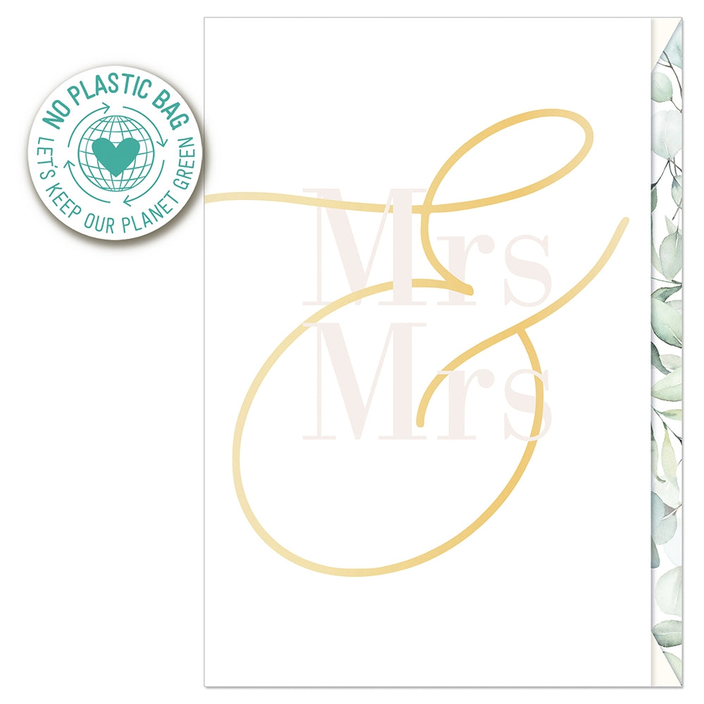 Hochzeitskarte "Mrs & Mrs"
