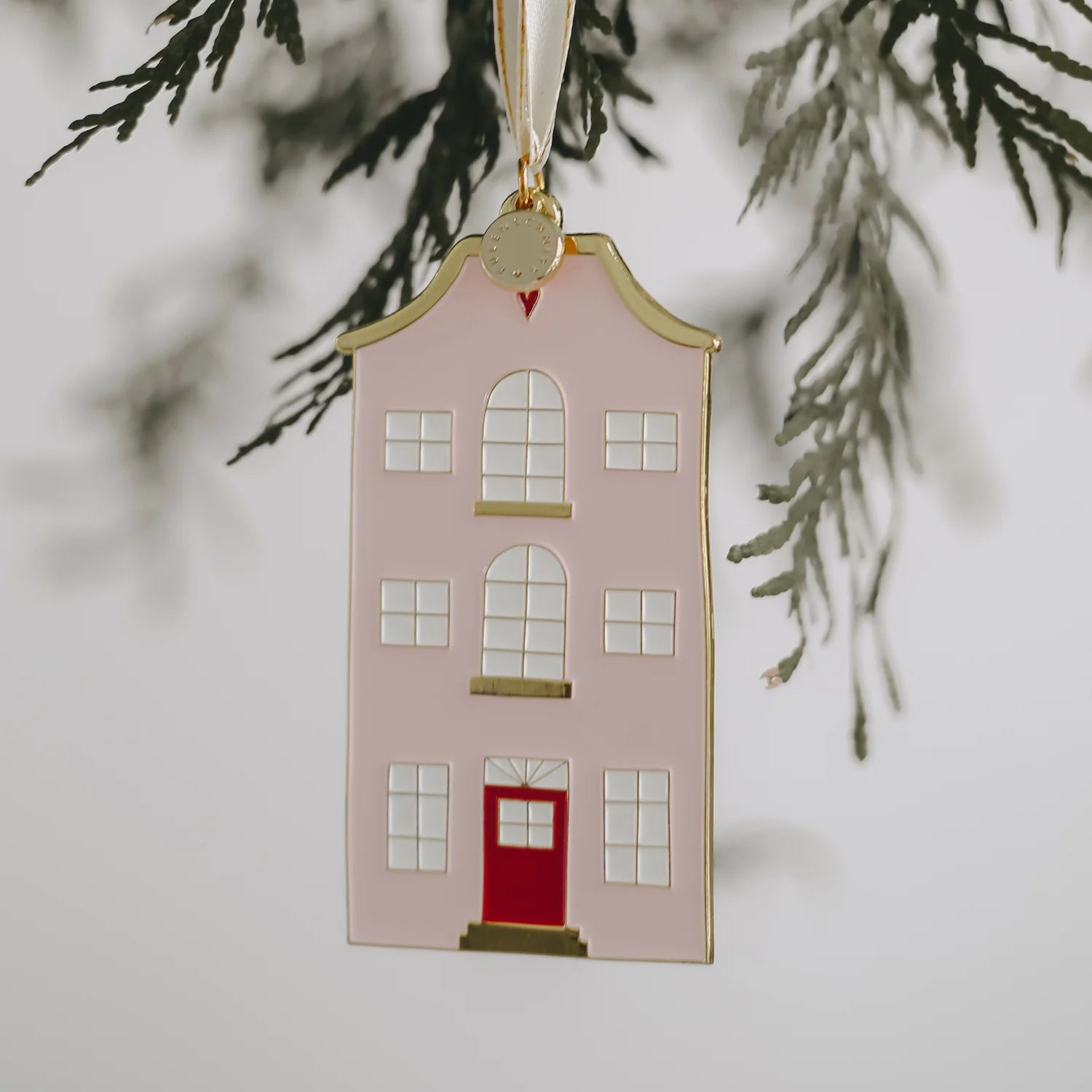 Baumschmuck aus Metall, Haus