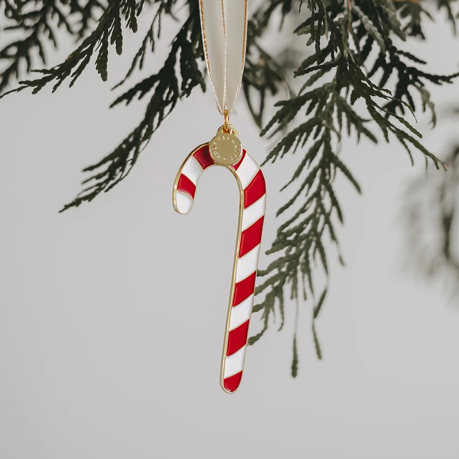 Baumschmuck aus Metall, Zuckerstange
