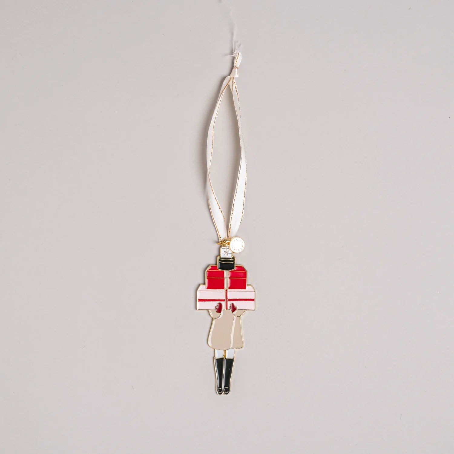 Baumschmuck aus Metall, Weihnachtsmädchen
