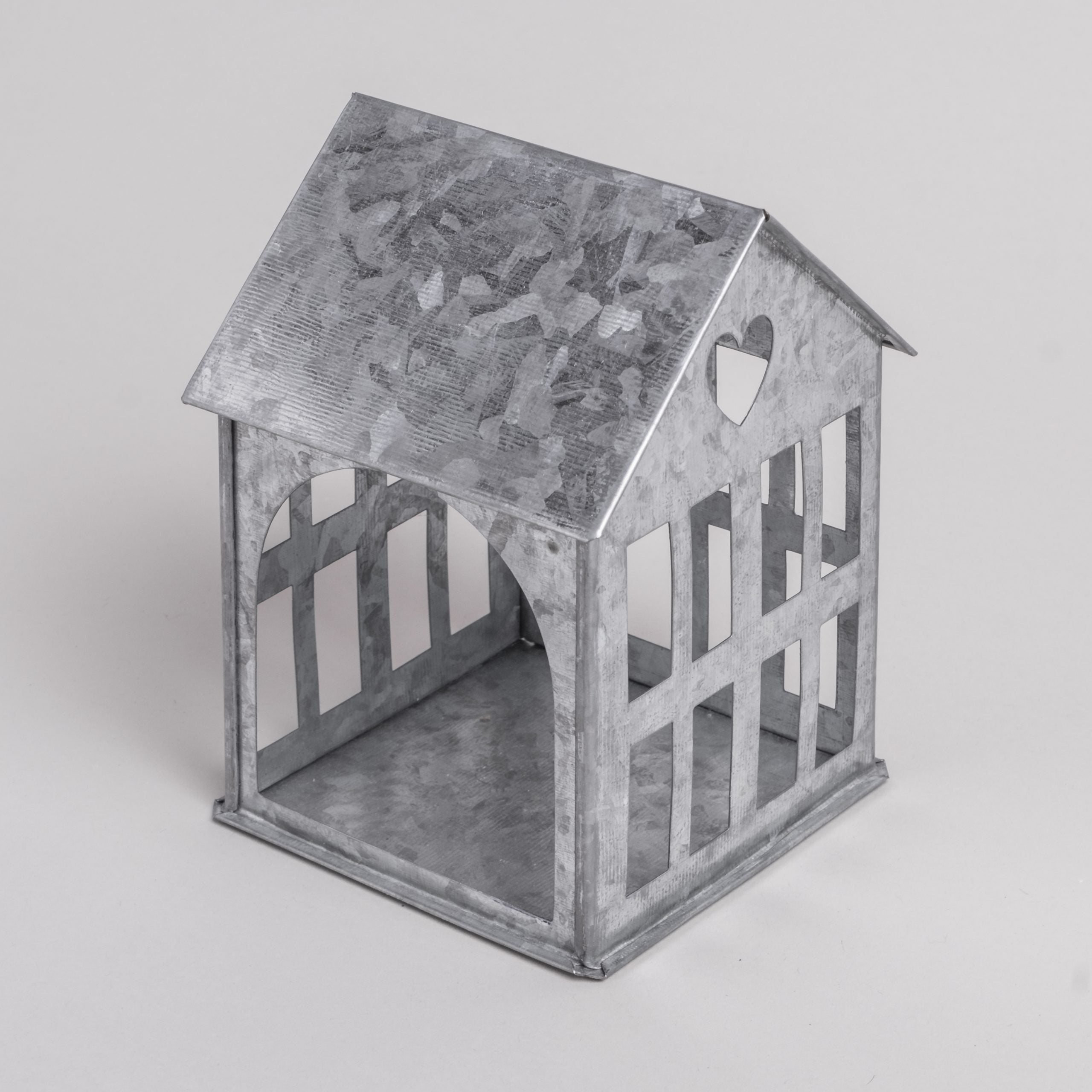 Metallhaus klein silber