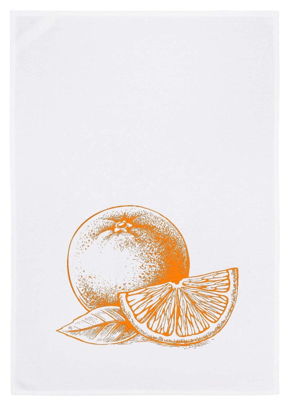 Geschirrtuch, Orange