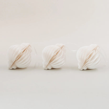 Papieranhänger 3er Set 10cm natur
