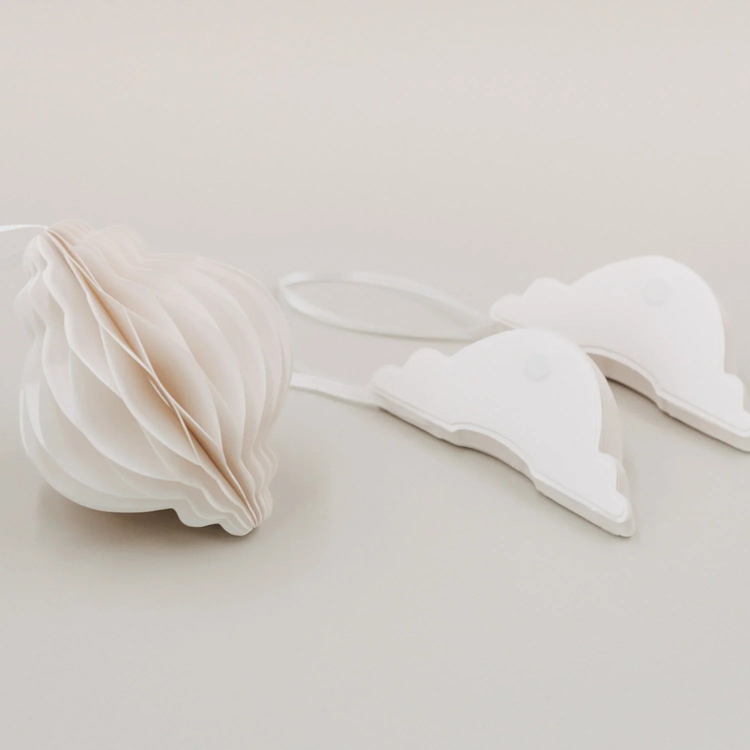 Papieranhänger 3er Set 10cm natur