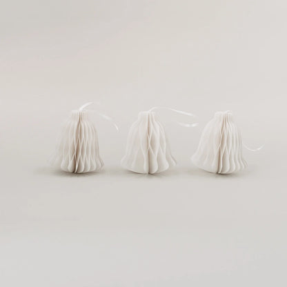 Papieranhänger Glocke 3er Set natur