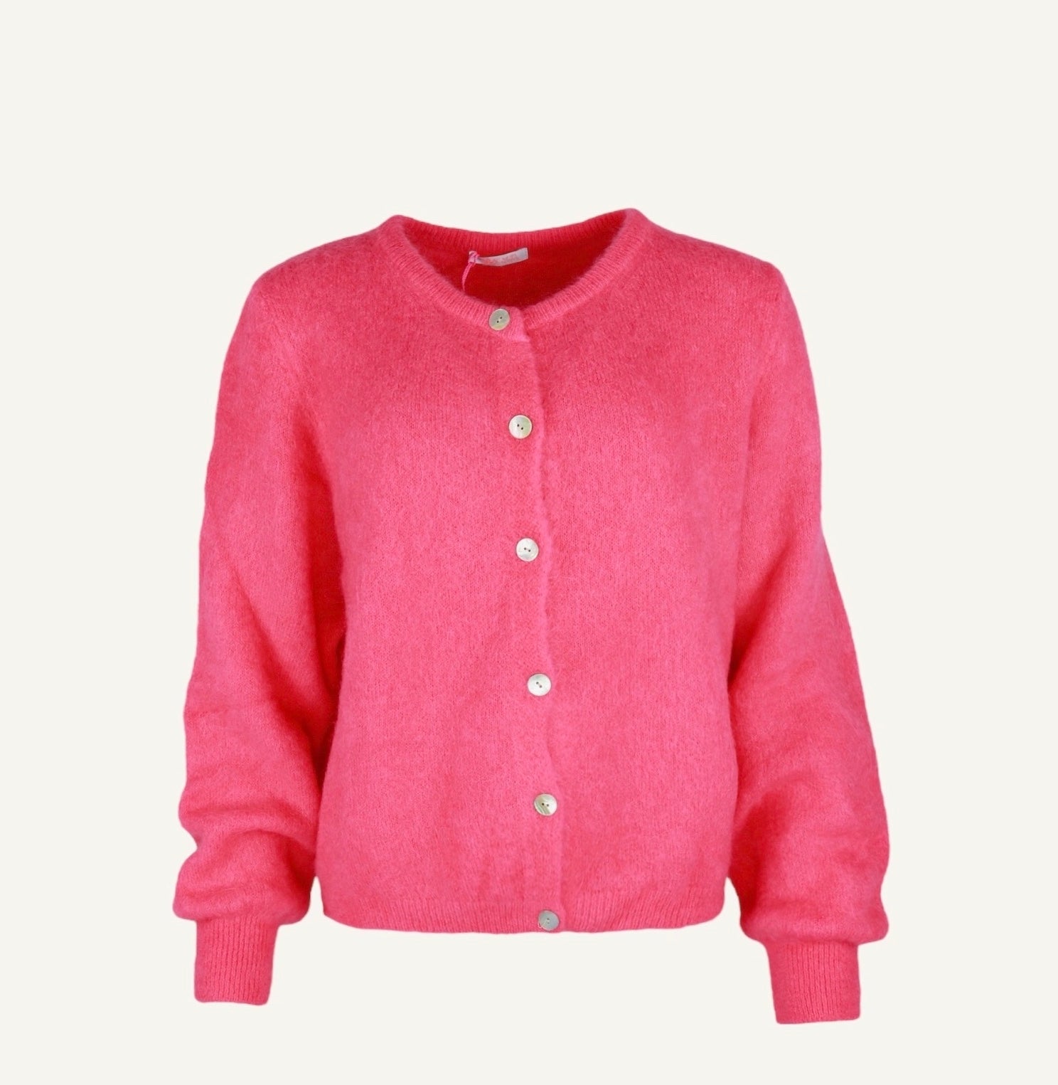 Strickjacke aus Baby Alpaka Wolle - ,,Zoe''