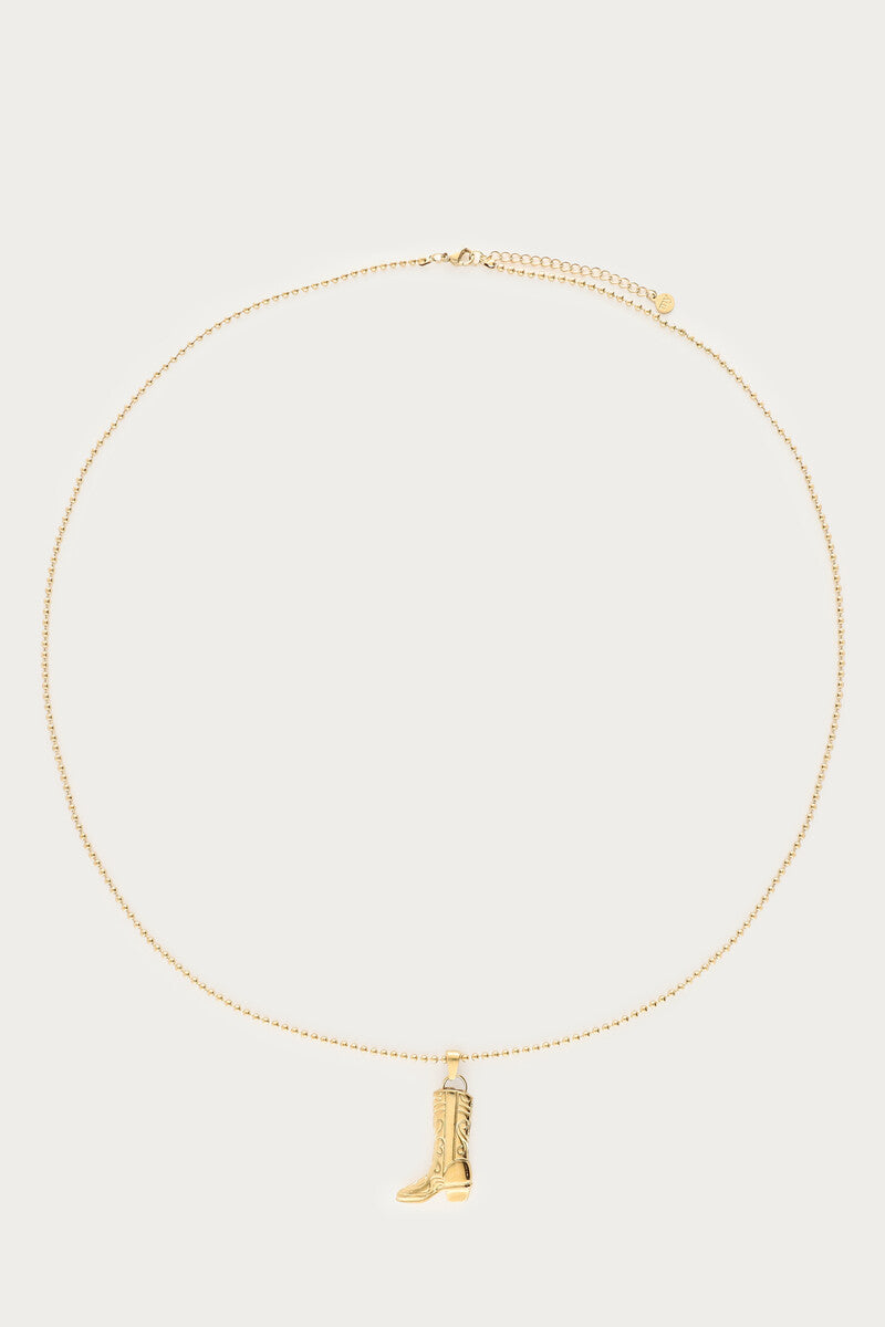 Lange Kette mit Cowboystiefel