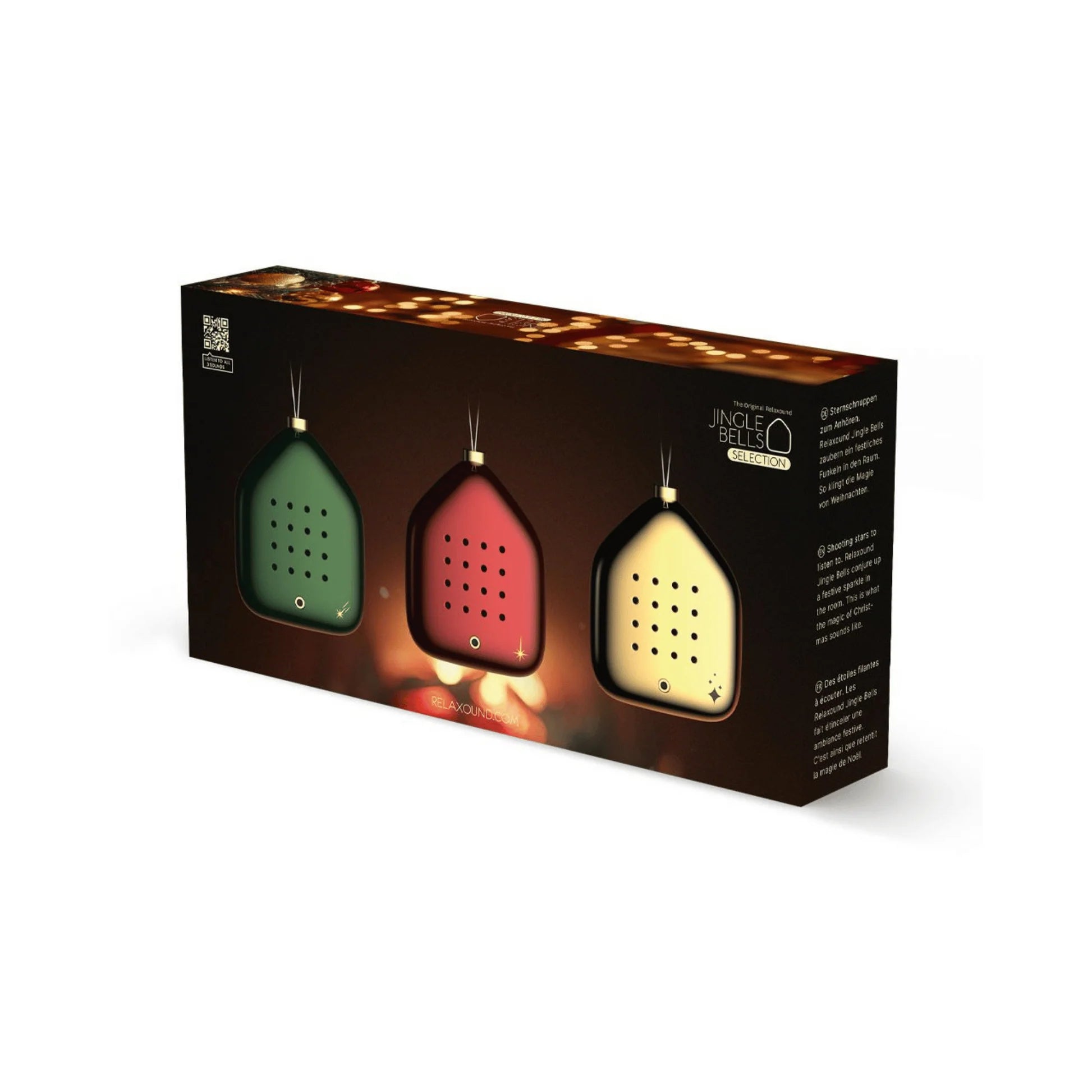 Jingle Bells Christbaumkugeln 3er-Set
