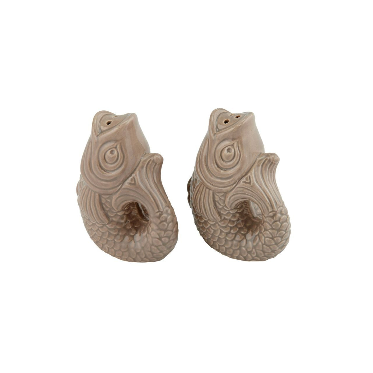 Monsieur Carafon Salz-/Pfefferstreuer 2er Set Fisch Beige