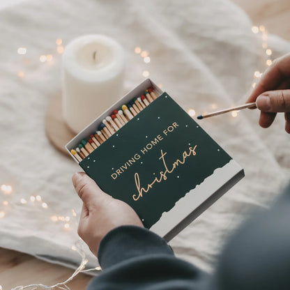 Streichhölzer Weihnachtsauto