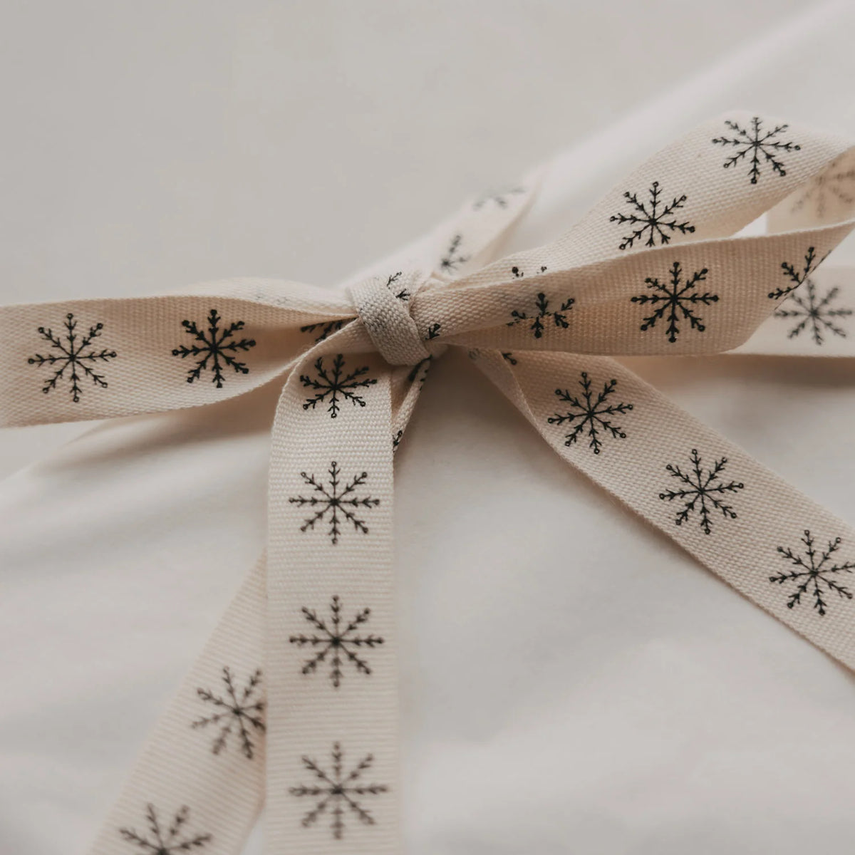Geschenkband Schneeflocken