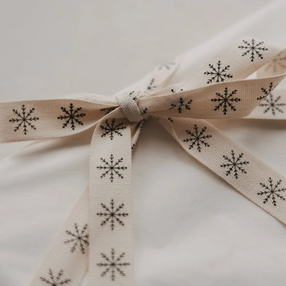 Geschenkband Schneeflocken