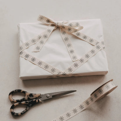 Geschenkband Schneeflocken