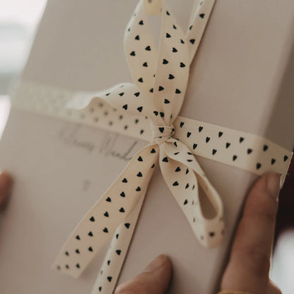 Geschenkband kleine Herzen
