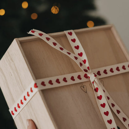 Geschenkband Herzen