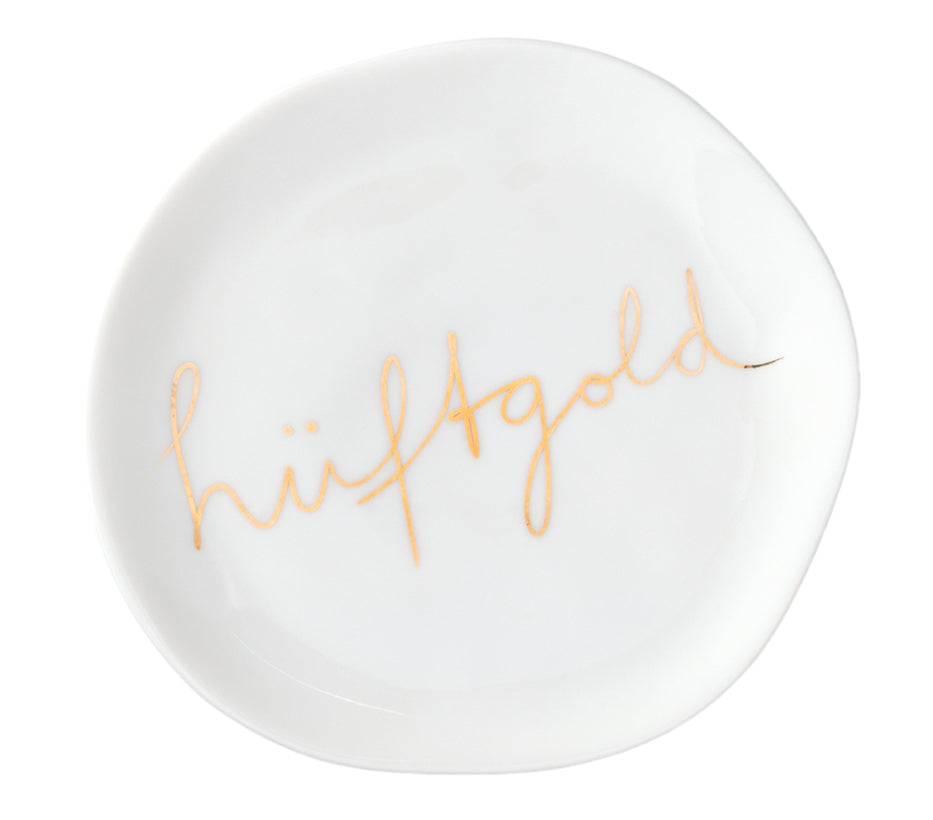 Teller klein "hüftgold"