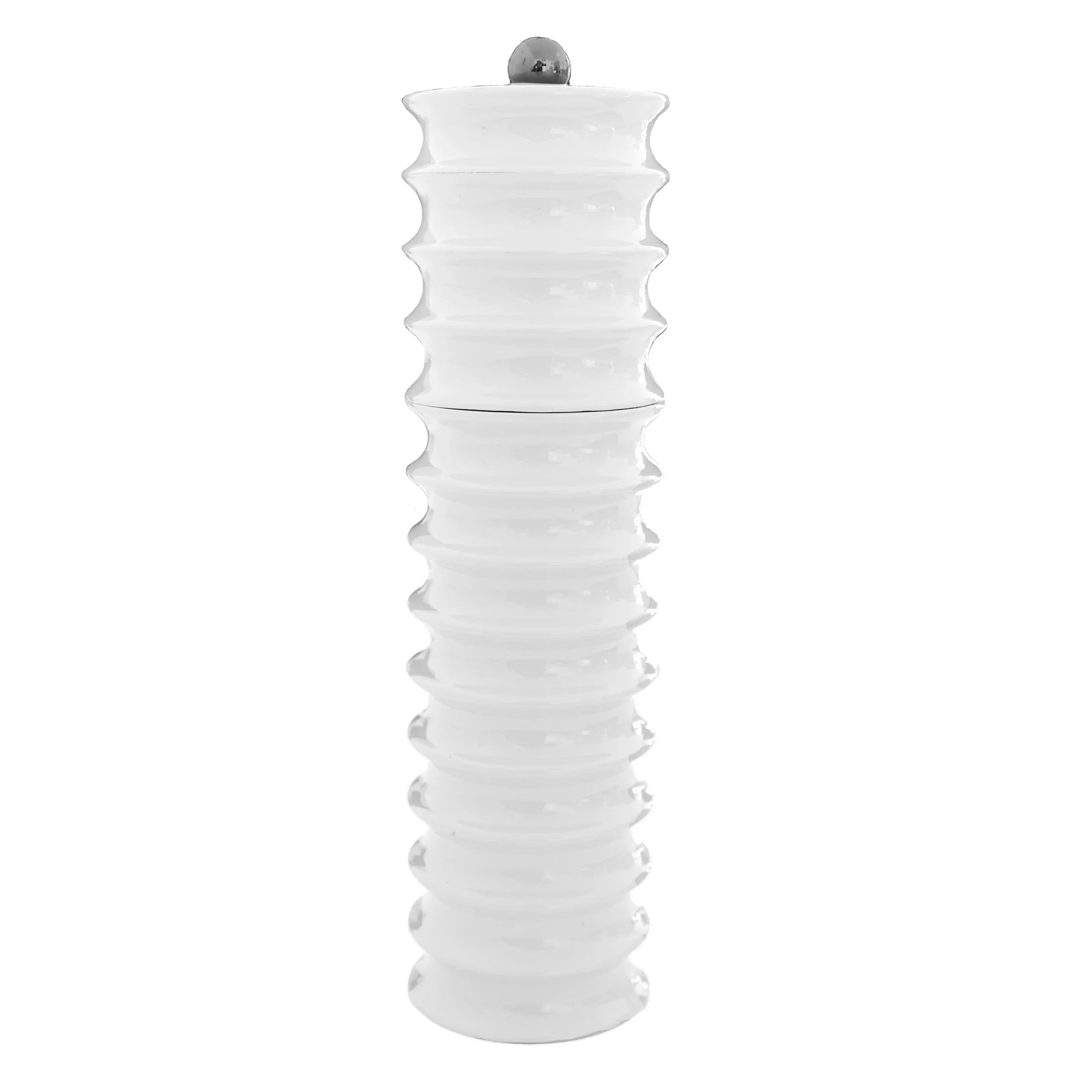 Salz- oder Pfeffermühle Twister Weiß