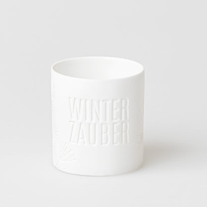 Porzellanlicht "Winterzauber"