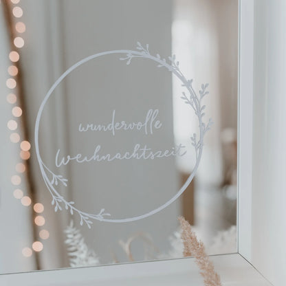 Wandsticker "Wundervolle Weihnachtszeit"