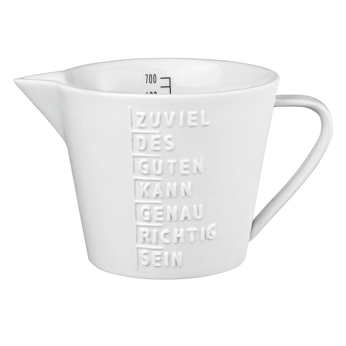 Messbecher "Zuviel des Guten..."